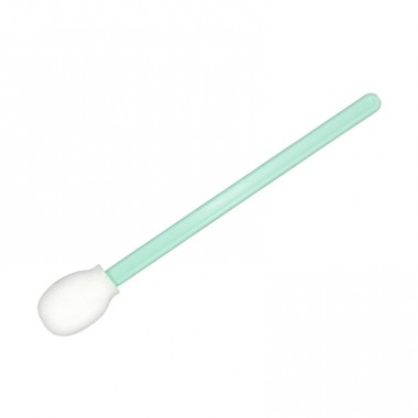 Large Circular Head 100 PPI Polyurethane Foam Swab for Specimen Collection