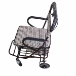 Foldable Senior Shopping Cart with Seat