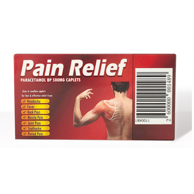 Pain Relief Paracetamol caplet/tablet-Safe and Effective for Mild to Moderate Pain