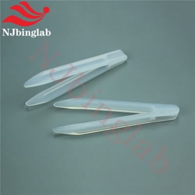 Pointed Tweezers 120mm PFA Tweezers Metal-free, High Purity Handling