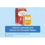 Calcium Carbonate and Vitamin D3 Chewable Tablets