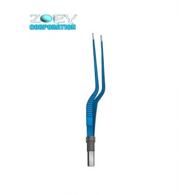 Bayonet Bipolar Forceps, European Bayonet Bipolar Forceps Straight Tip
