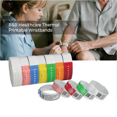 Healthcare Thermal Printable Wristbands BVP14350B