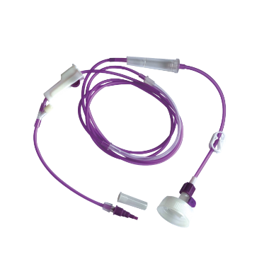 Enteral feeding screw cap set