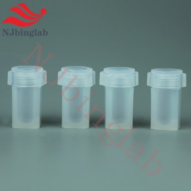 PFA Sample Vials with U-Shaped Interior 3ml Lab Utensils Heated by Hotplate