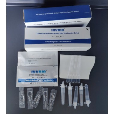 Home use 5 tests package coronavirus antigen saliva test card