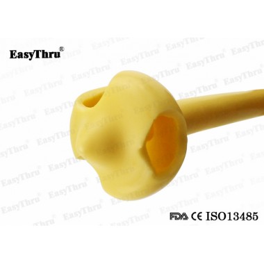 Latex Pezzer Drainage Catheter Malecot Catheter Silicone Coated