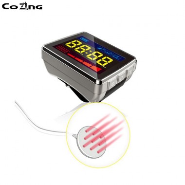 New Laser Acupuncture Physical Therapy Device Cure High Blood Suger Hypertension Hyperlipidemia Laser Medical Watch