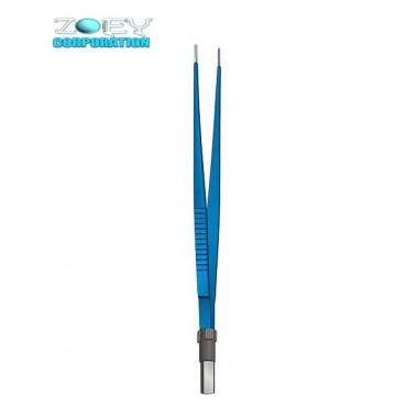 European Straight Bipolar Forceps,Reusable Electrosurgical Instruments, Bipolar Forceps