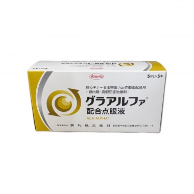 GLA-ALPHA Combination Ophthalmic Solution - Japan Export