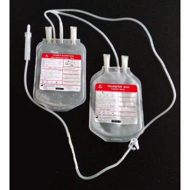Double blood bag