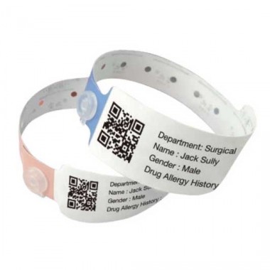 children Medical Patient Identification Thermal Printable Disposable Wristband Hospital