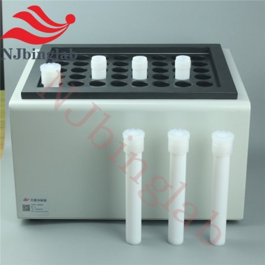 Hotblock Digestion System, High Efficiency of Graphite Heat Conduction, a PFA Coating