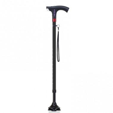 High quality Travel Adjustable Folding Single Foldable medical walking stick for old people