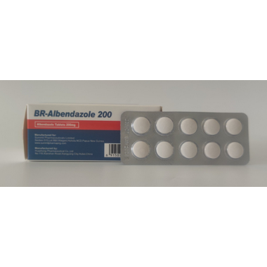 Albendazole Tablets 200mg, Broad-Spectrum Antiparasitic, GMP Certified