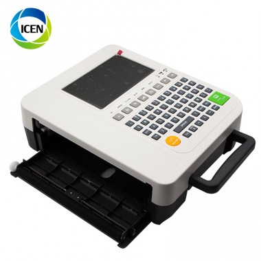 IN-H022 12 channel schiller ecg electrodes machine with ecg paper