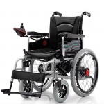 lithium battery Lightweight Folding Portable Handicapped Electric Wheelchair