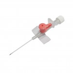 IV Cannula with Injection Valve and Wings 20G