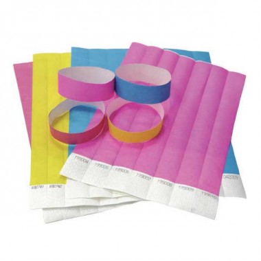 Tyvek One-Time-Use Identification Wristband Event Paper Wristband Waterproof Bracelet