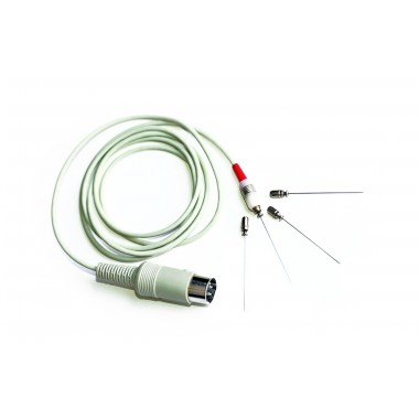 Concentric EMG Needle Electrode Cable Holder - Shilded with Plastic Hub (Reusable)
