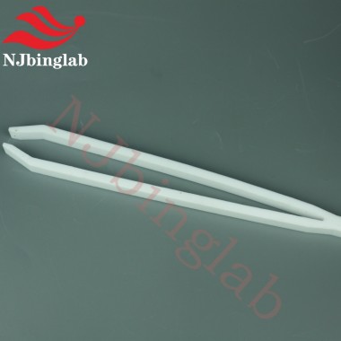 PTFE Fine Tweezers 300mm Forceps, Applicable to Semiconductor and Microelectronics Industry