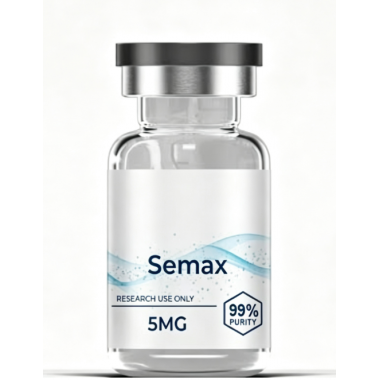 Lyophilized Semax 5mg Research Peptide Cognitive Enhancement Neuroprotection Brain Nervous System Laboratory Lyophilized Powder Vial