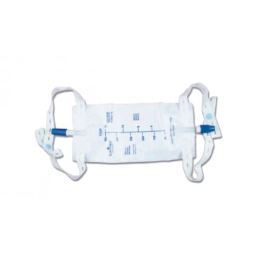 Disposable Urine Leg Bag 500ml 750ml Medical PVC Catheter Leg Drainage Bag with Anti-Reflux Valve Push-Pull Outlet Latex-Free Straps CE ISO13485