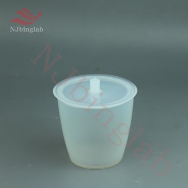 Customizable PFA Crucible 50ml Sample Handling Cup with Lid for High-Purity Analysis