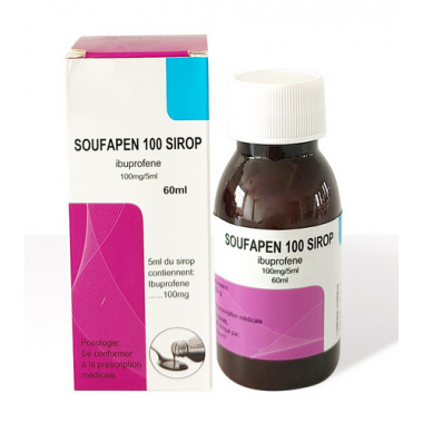 Ibuprofen Oral Suspension 100mg/5ml - Berry Flavor, Pediatric & Adult Use, Fever & Pain Relief