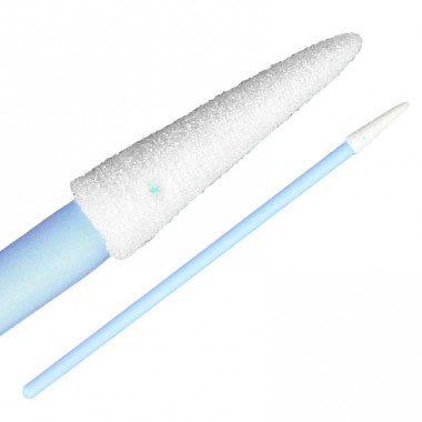 Small Flexible Tip Cleanroom Foam Cleaning Swab Stick for Micro-mechanical Cleaning