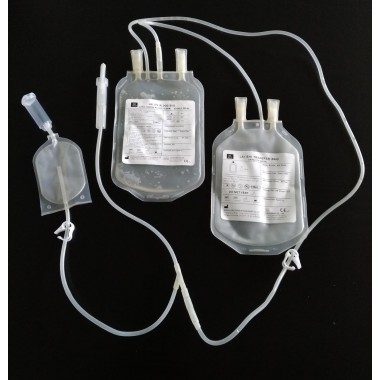 Double blood bag
