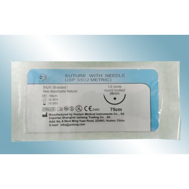 Non absorbable Silk suture