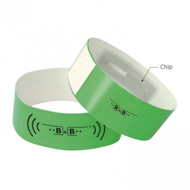 Event RFID Wristband BVP14200B-HF03 Tickets Wristband Dispensed on Kiosk