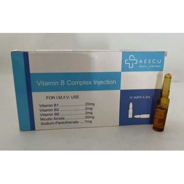 Vitamin B Complex (B1+B2+B6) for Injection,GMP Certified