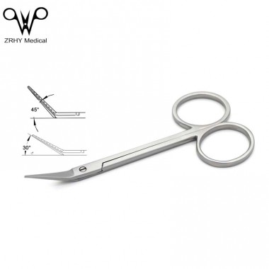 30°/45°Medical Reusable Nasal Surgery Scissors