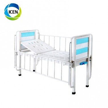 IN-624 Single Manual Crank  Children Care Bed Adjustable Trolley Baby Cot For Home