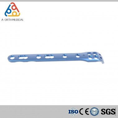 Proximal Ulnar Titanium Locking Plate (Surgical Orthopedic Implant)