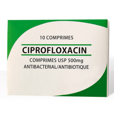 Ciprofloxacin  Film-Coated,500mg,Tablets Broad-Spectrum Antibiotic for UTI, Respiratory & Skin Infections