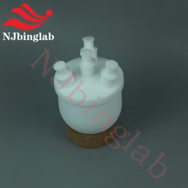 Chemically Stable 500ml PTFE Multi-Joints Round-Bottom Flask Used with Stirring Paddle