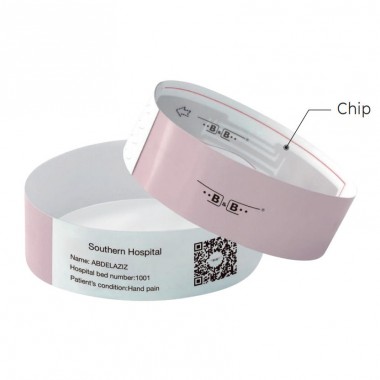 BAOBI RFID Thermal Printable Wristband for Infant,Adhesive Closure
