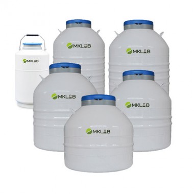 Wide neck liquid nitrogen tank