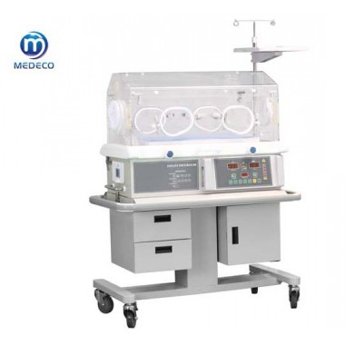Free Step Mattreses Tilting Adjustment Infant Incubator Installed Guardrail