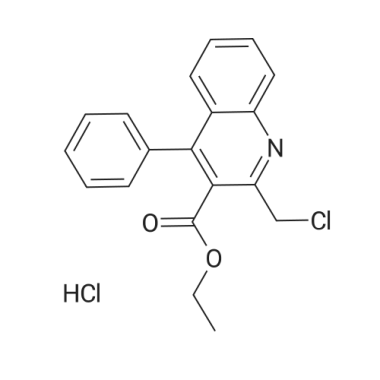 Ethyl 2-(chloromethyl)-4-phenylquinoline-3-carboxylate hydrochloride