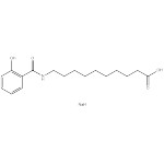 Sodium N-[10-(2-hydroxybenzoyl)amino] decanoate