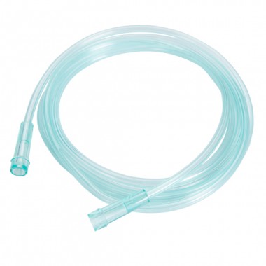 Medical Oxygen Tubing 2m 2.1m Crush-Resistant PVC O2 Supply Tube with 15mm Connector for Oxygen Mask Cannula Concentrator CE ISO13485