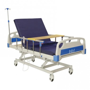 3 Function Full Electric Motorized Medical Bed Hospital Furniture for Patient Multifunctional Elder Nursing Home Care Equipment