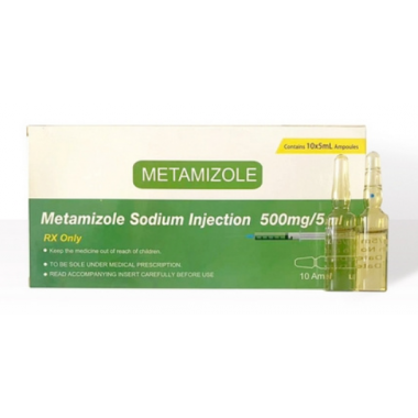 Metamizole Sodium Injection, Medical Grade, GMP Certified, Rapid Fever and Pain Relief