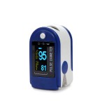 Finger Pulse Fingertip Oled Oximeter SPO2 PR PI RR Blood Oxygen With Respiratory Rate Oximetro De Pulsioximetro Dedo with case
