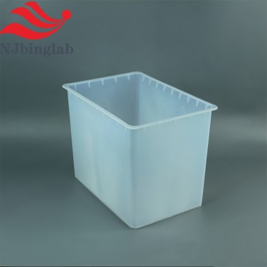 Customizable PFA Acid Tank 400*300*120mm Wafer Cleaning Tank for Semiconductor Manufacturing