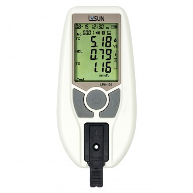 Blood Lipid Cholesterol High Density Lipoprotein Triglyceride Analysis Meter